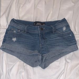 hollister womens jean shorts